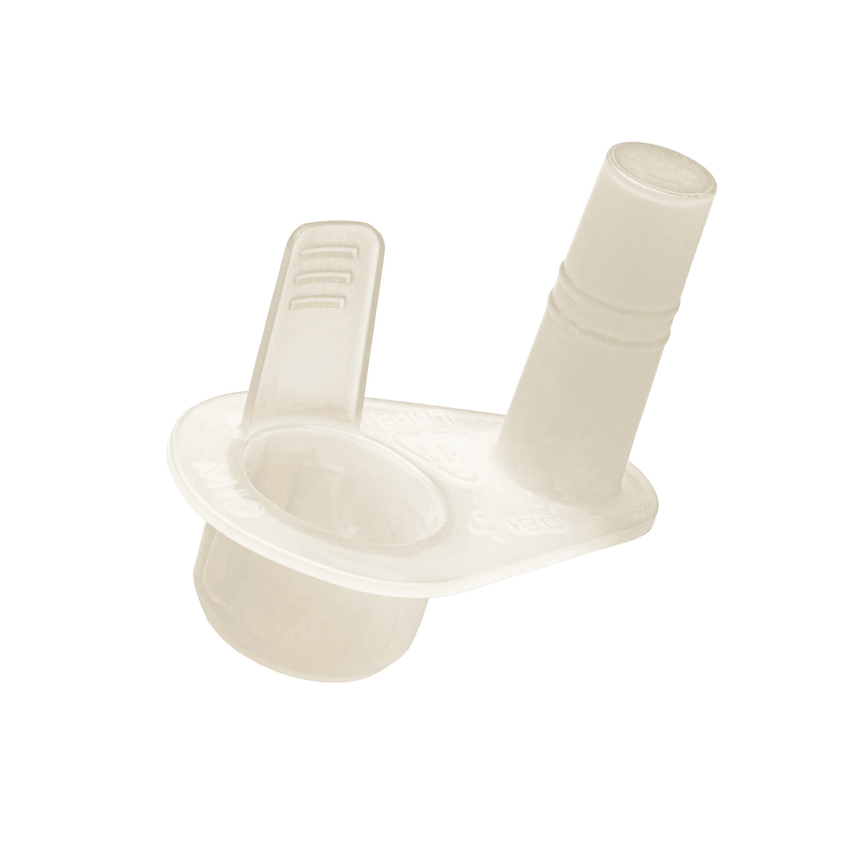 Transparent plug for refrigerant connection
